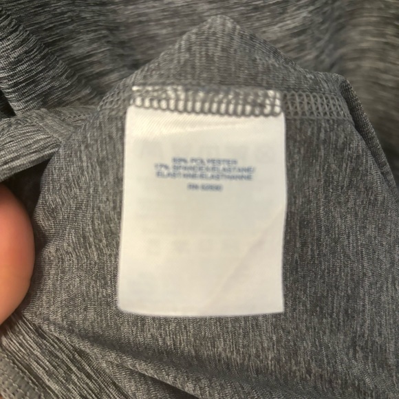 Lands' End Gray Rash Guard Swim Top - Picture 5 of 7